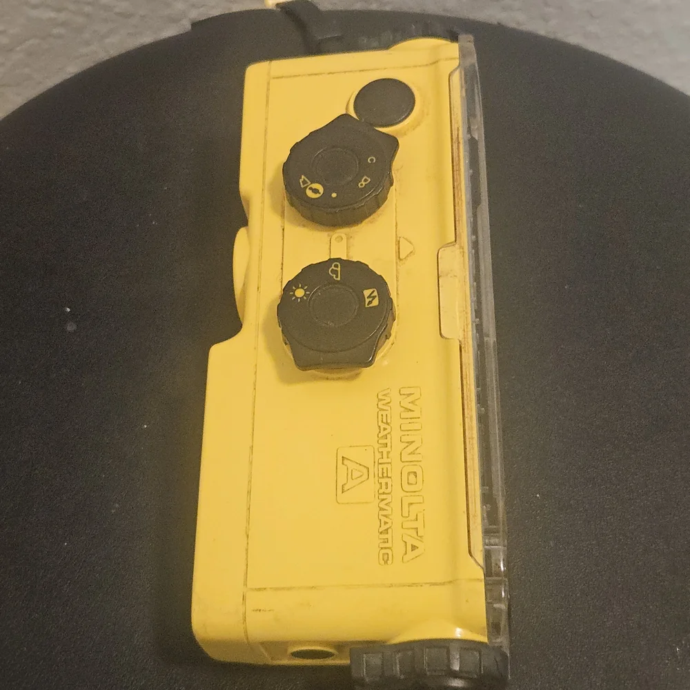 Minolta Yellow Vintage Weatherproof Camera